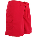 Women's Cargo Board Short 7", Red